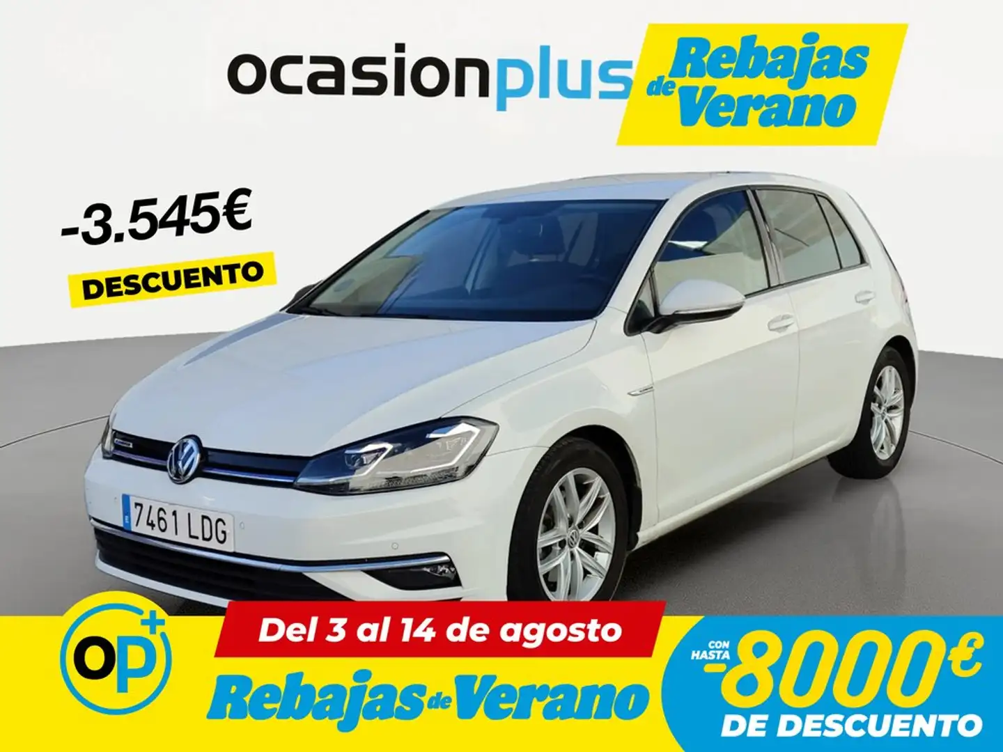 Volkswagen Golf 1.5 TSI Evo BM Advance DSG7 96kW Blanco - 1