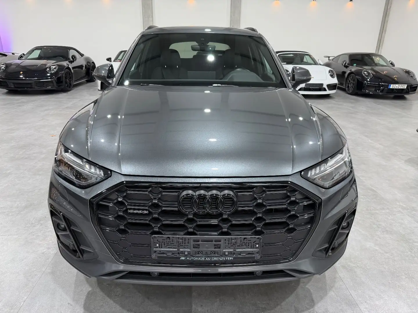 Audi Q5 40 TDI quattro S line*Matrix* Optik-Paket*B&O Grigio - 2