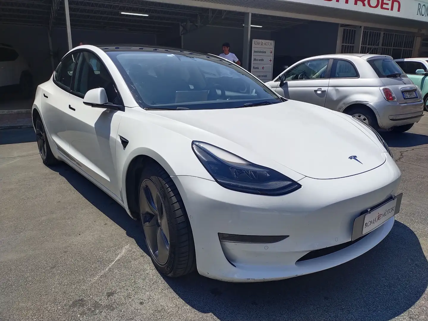 Tesla Model 3 Model 3 long range Dual Motor awd Bianco - 2