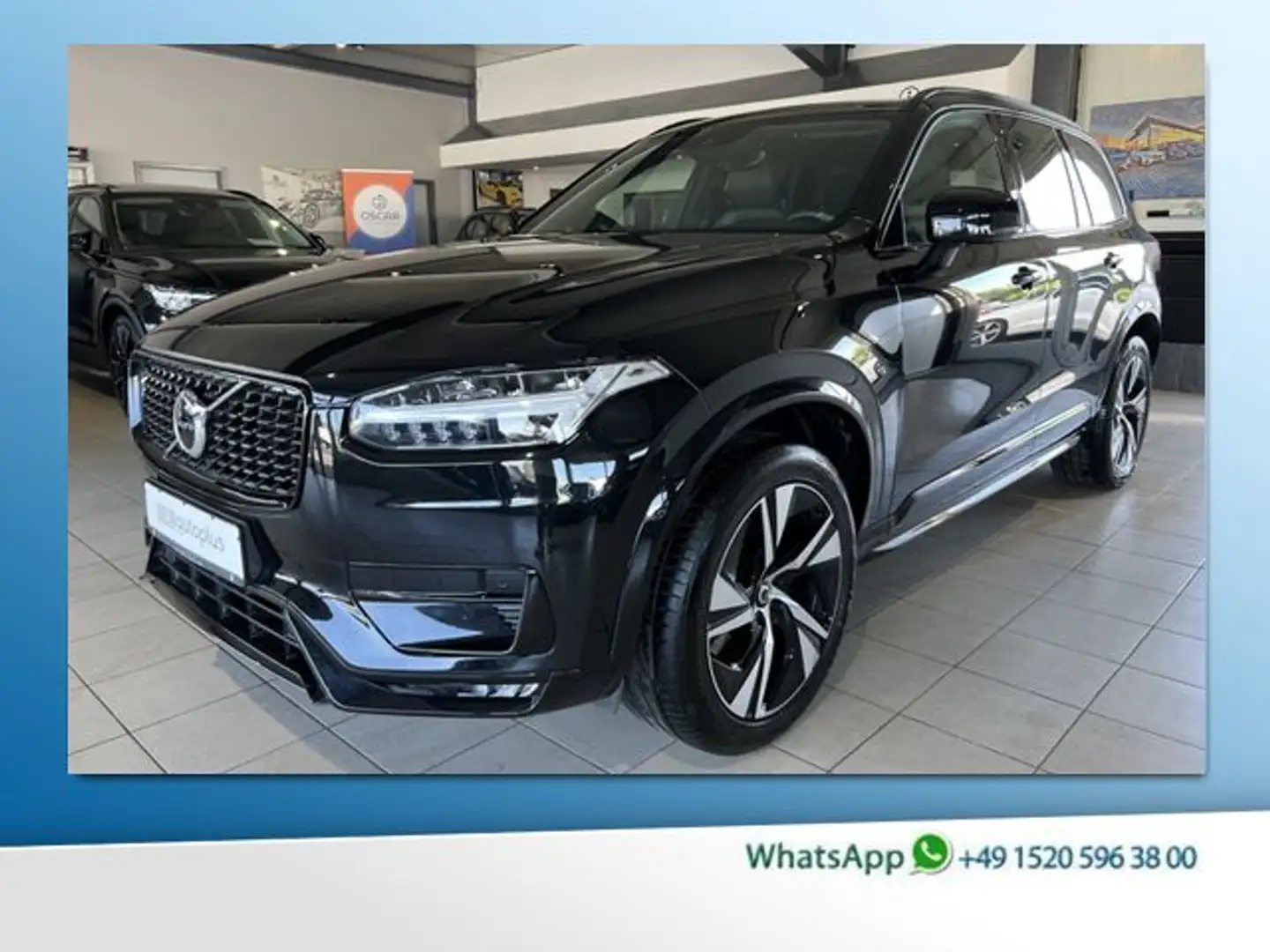 Volvo XC90 B5 (D) R-Design AWD ACC BLIS AHK Pano H/K Schwarz - 1