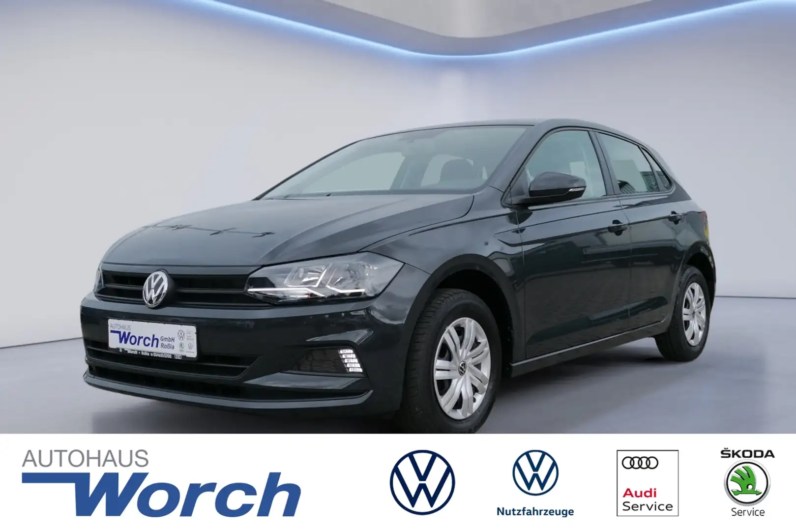 Volkswagen Polo 1.0 Trendline KLIMA+EINPARKHILFE Gris - 1