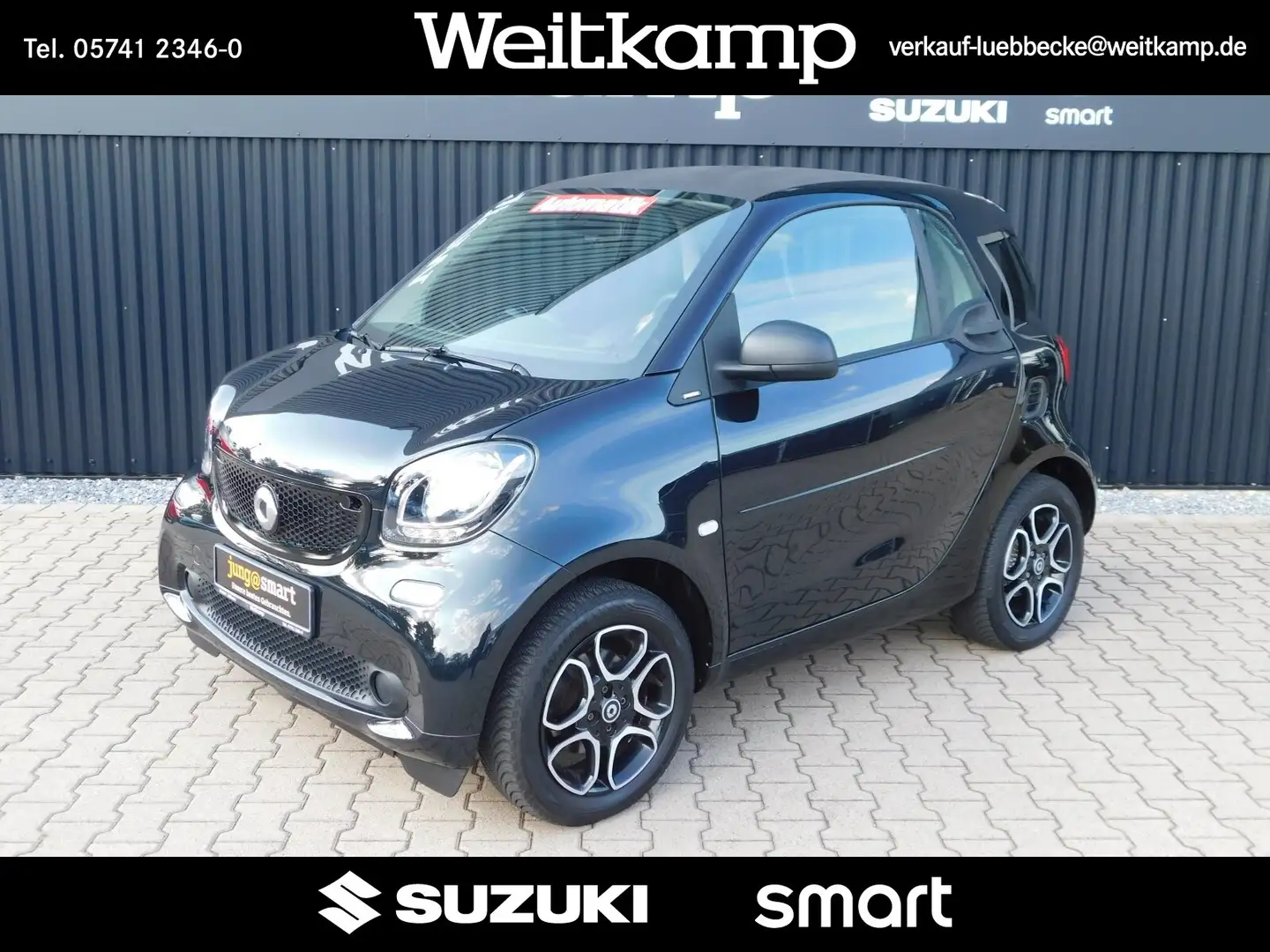 smart forTwo smart fortwo 52 kW twinamic Ablage-Paket/Autom. BC Negro - 1