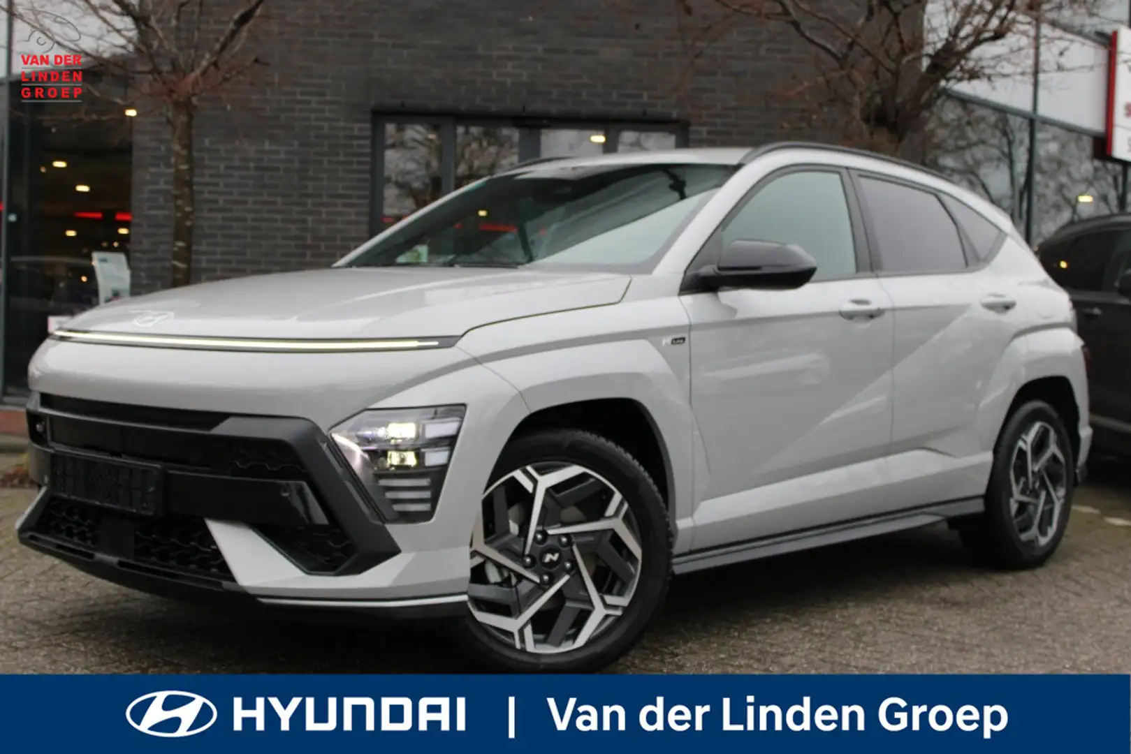 Hyundai KONA 1.6 GDI HEV N-Line Navi/18"/Cam/Trekhaak "RIJKLAAR Gris - 1