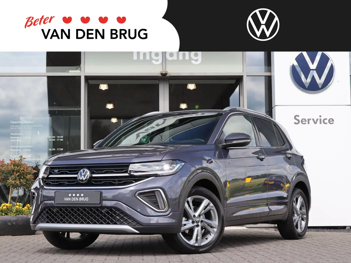 Volkswagen T-Cross 1.0 TSI 115 pk DSG R-Line | IQ Light | Stoelverwar Gris - 1