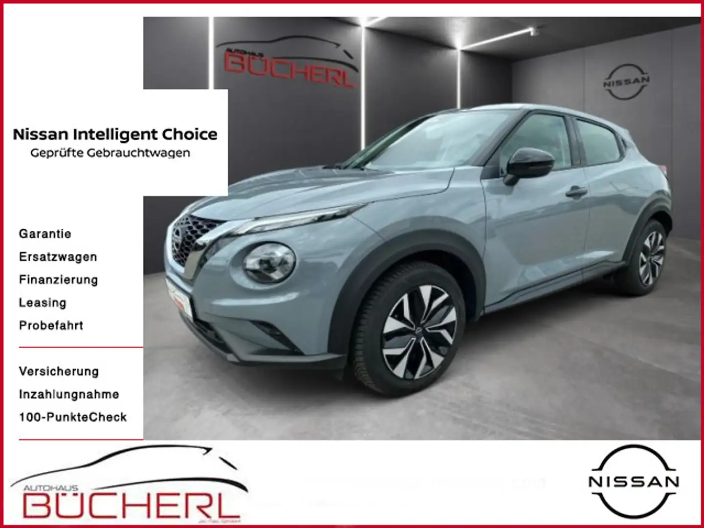 Nissan Juke 1.0 DIG-T 114 PS, Acenta, Navi, LED,  SHZ Gris - 1