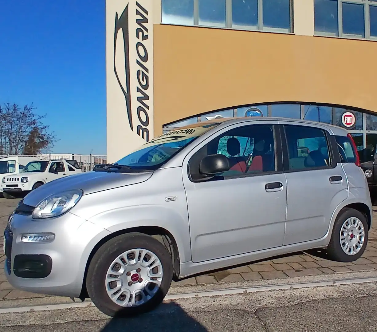 Fiat New Panda 1,2 easy benzina neopatentato euro 6b clima cd Argento - 1