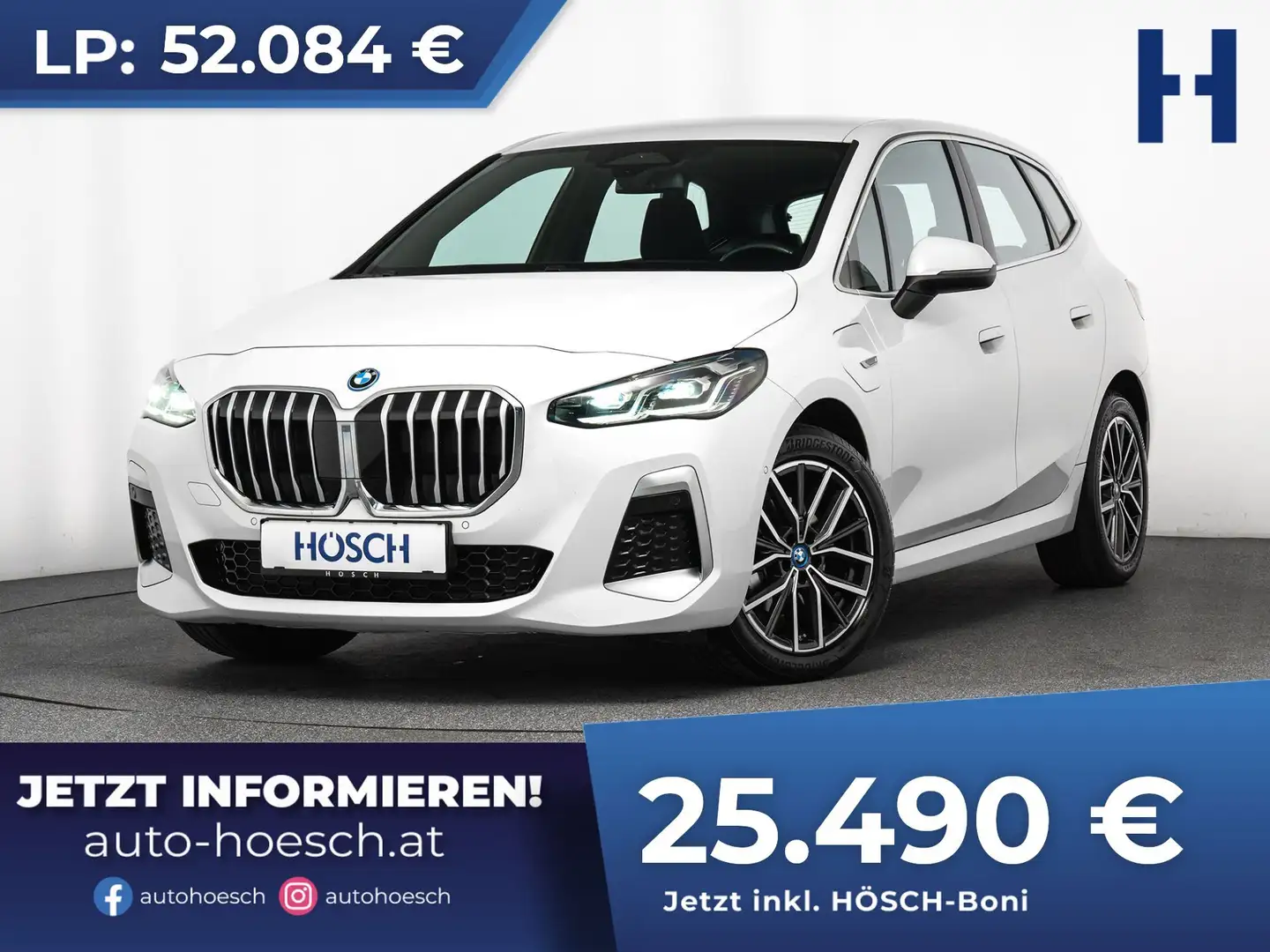 BMW 225 e xDrive Active Tourer M-Sport PREMIUM TOP ANGEBOT Weiß - 1