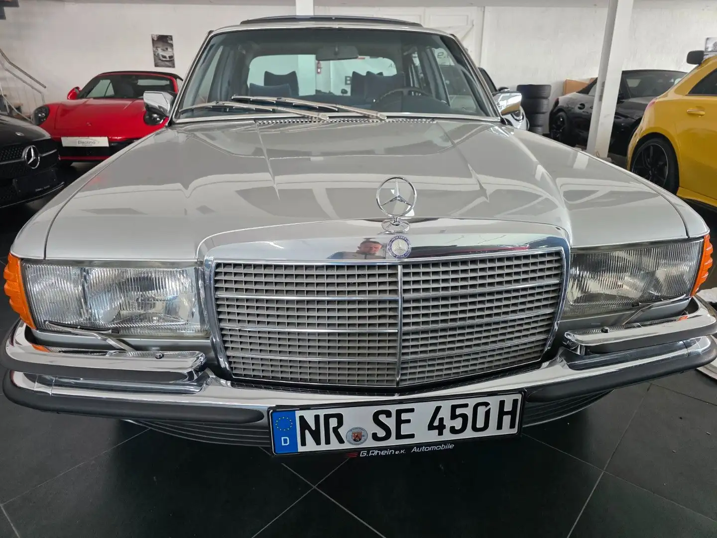 Mercedes-Benz 450 SE  Aus 1.Hand*Super Zustand*H  Kennzeichnen* Silber - 1