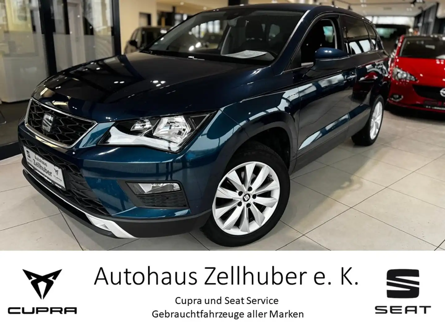 SEAT Ateca 1.0TSI Style *ACC*Navi*Sitzhzg*Klimaauto* Blau - 1
