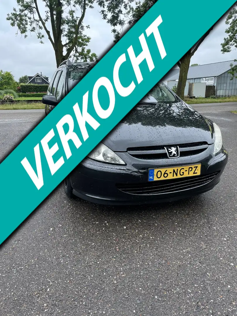 Peugeot 307 SW 1.6 16V PANORAMA CRUISE CONTROL ONDERHOUDEN Negro - 1