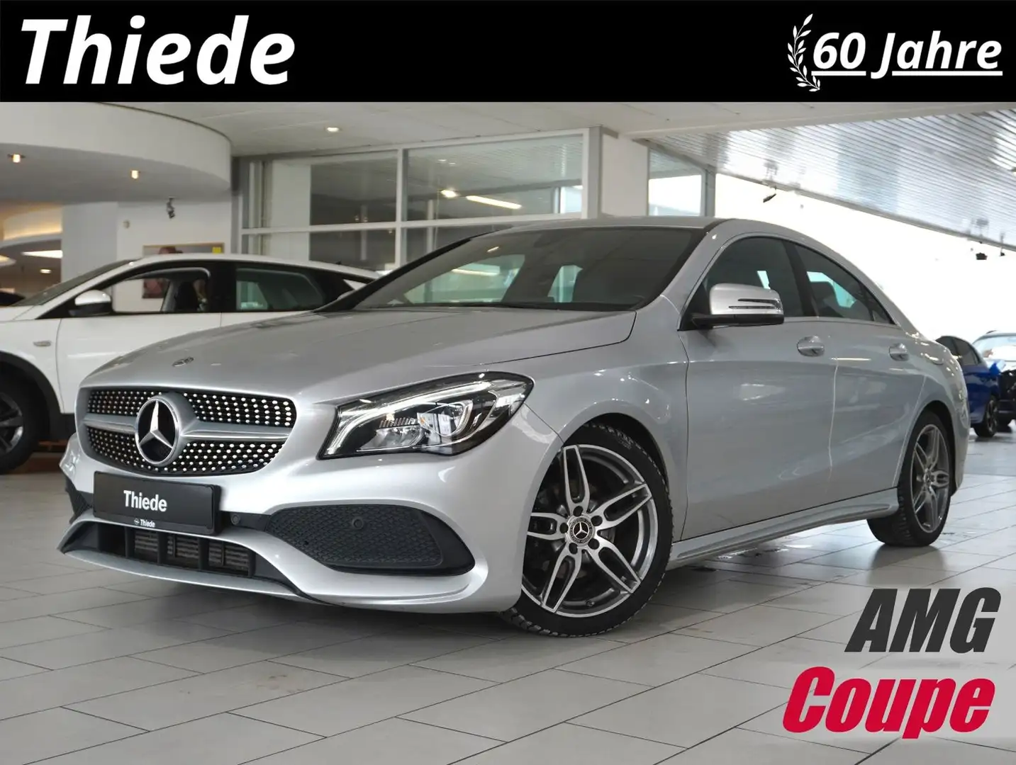Mercedes-Benz CLA 180 COUPE AMG LINE NAVI/LED/SPORT/TEMP./AMG Silber - 1