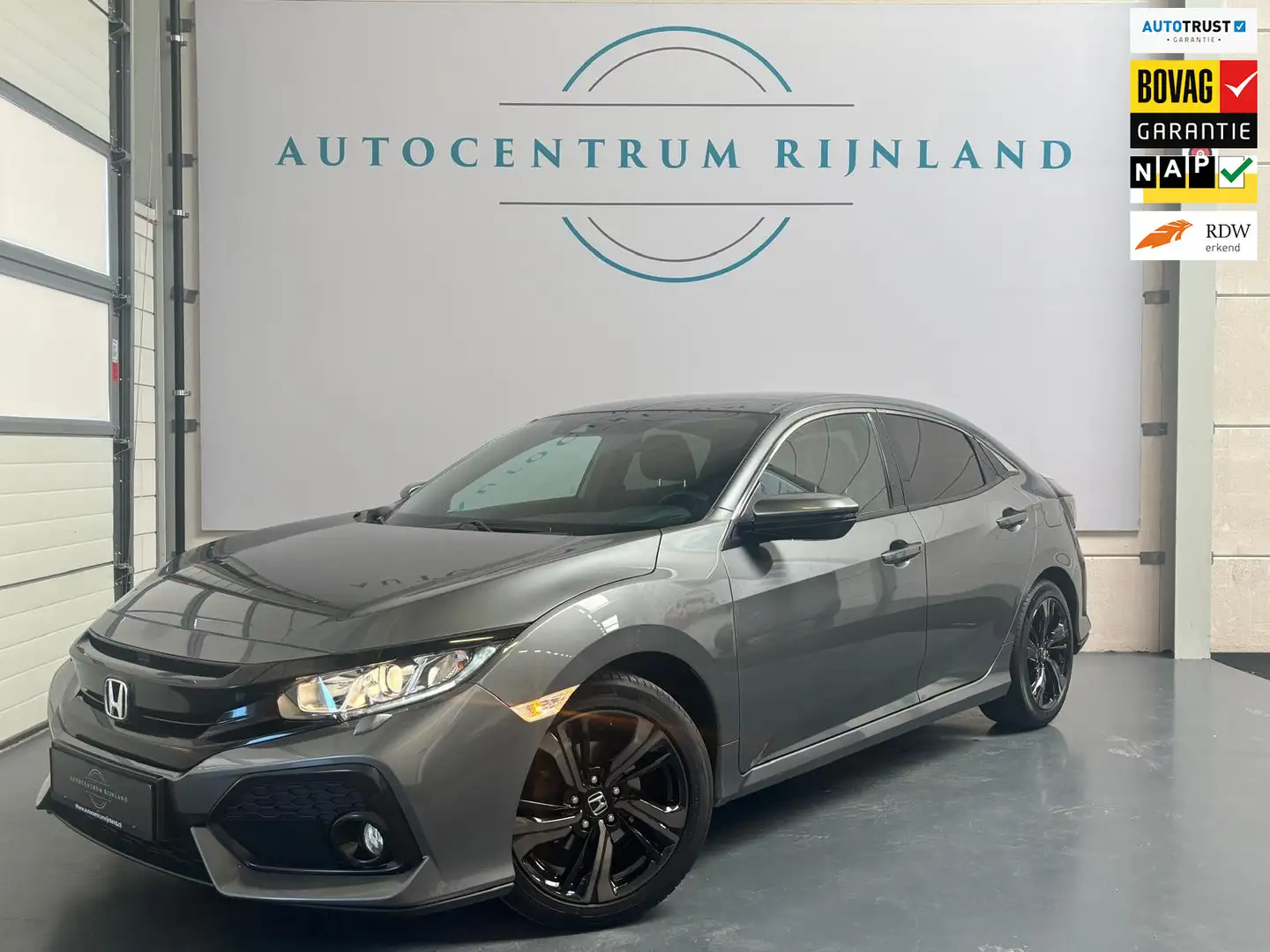 Honda Civic 1.0 i-VTEC Elegance 1 JAAR BOVAG GARANTIE Gris - 1