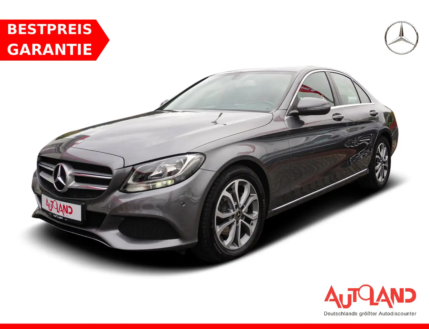 Mercedes-Benz C 160 C200 CGI Avantgarde Navi Tempomat Sitzheizung Grau - 1