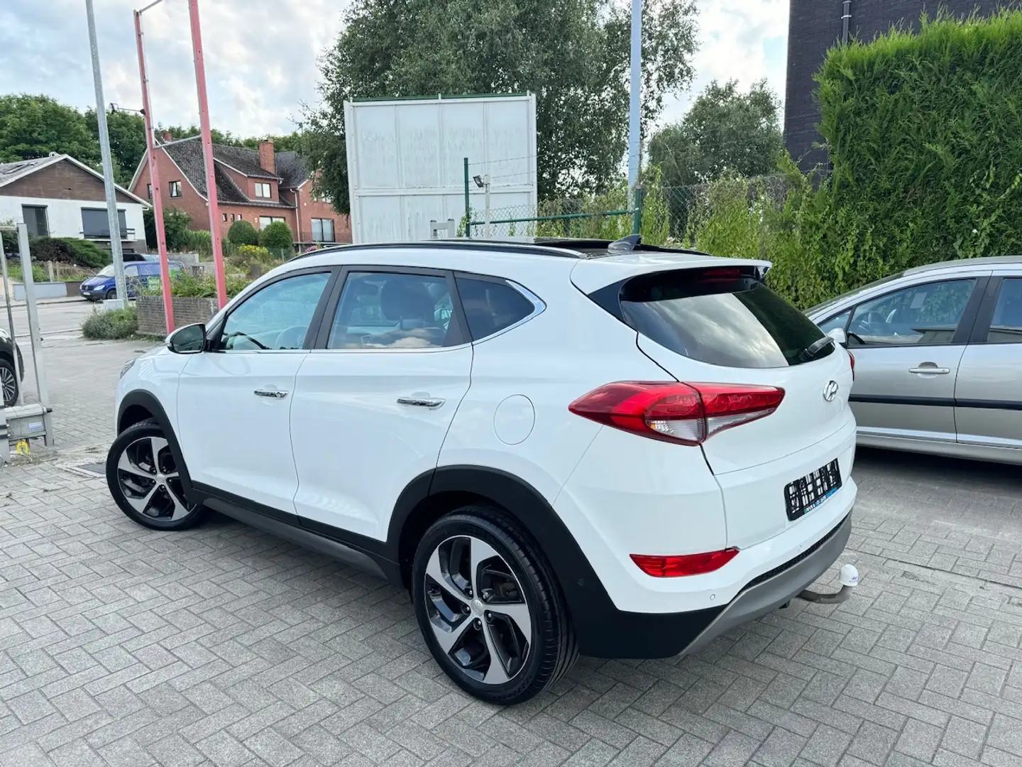 Hyundai TUCSON Tucson 1.6 Turbo 4WD Premium ** 1 JAAR GARANTIE ** Wit - 2