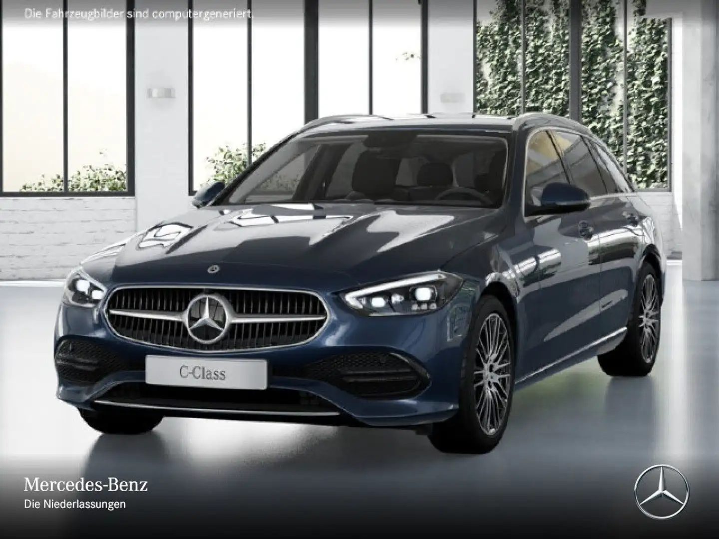 Mercedes-Benz C 220 d T AVANTG+360+TOTW+KEYLESS+9G Blau - 2