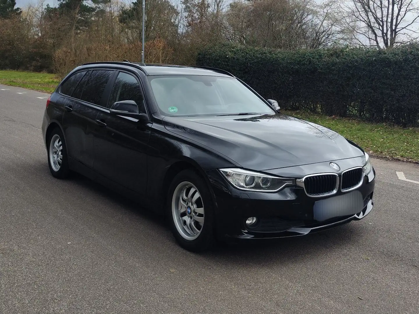 BMW 316 316d Touring Automatik  Neue TÜV Zwart - 2