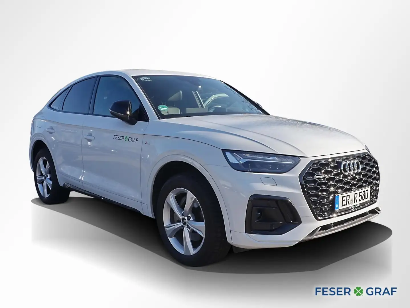 Audi Q5 Sportback 40 TDI qu. 2x S line AHK Matrix Weiß - 2