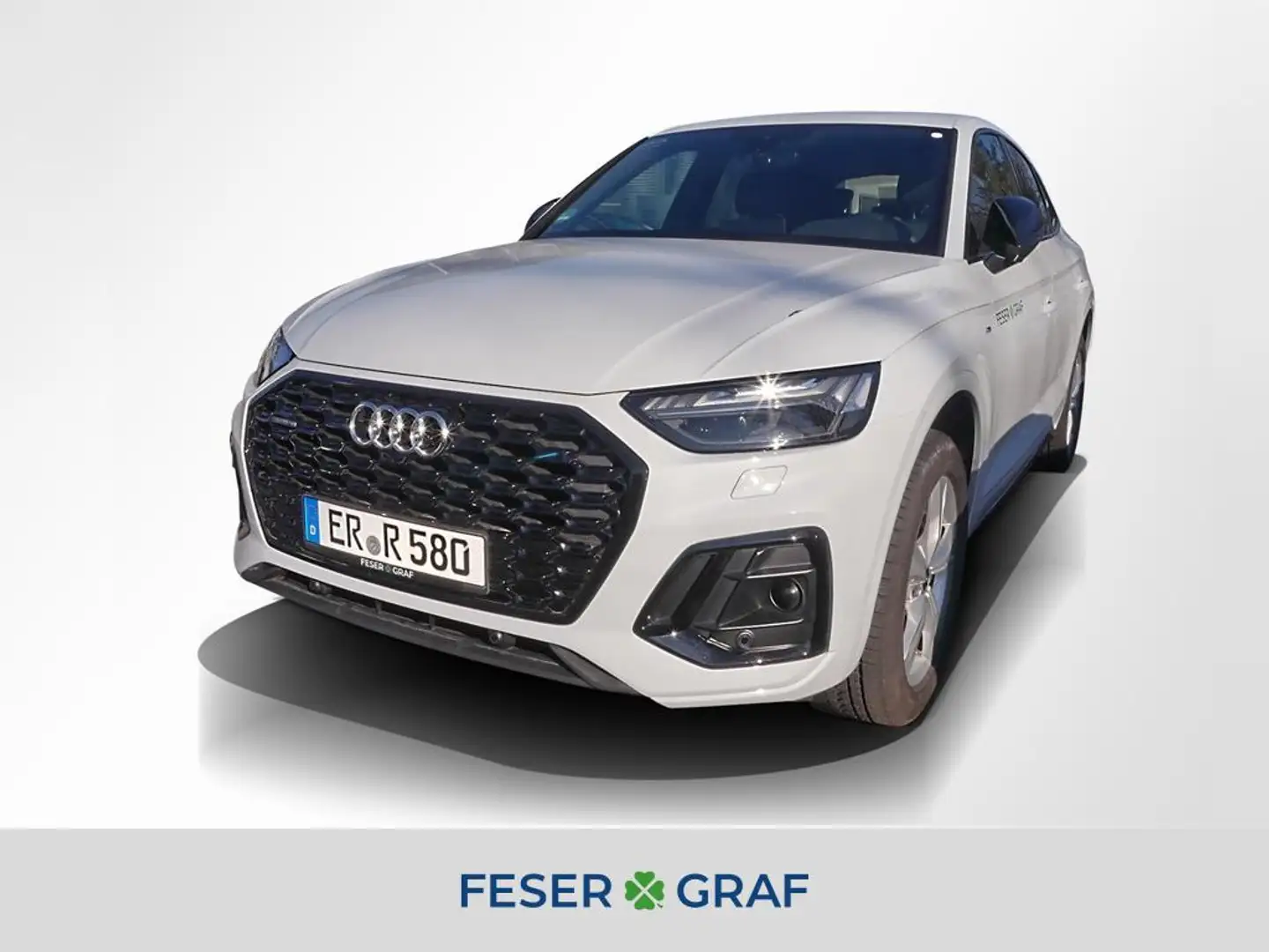 Audi Q5 Sportback 40 TDI qu. 2x S line AHK Matrix Weiß - 1