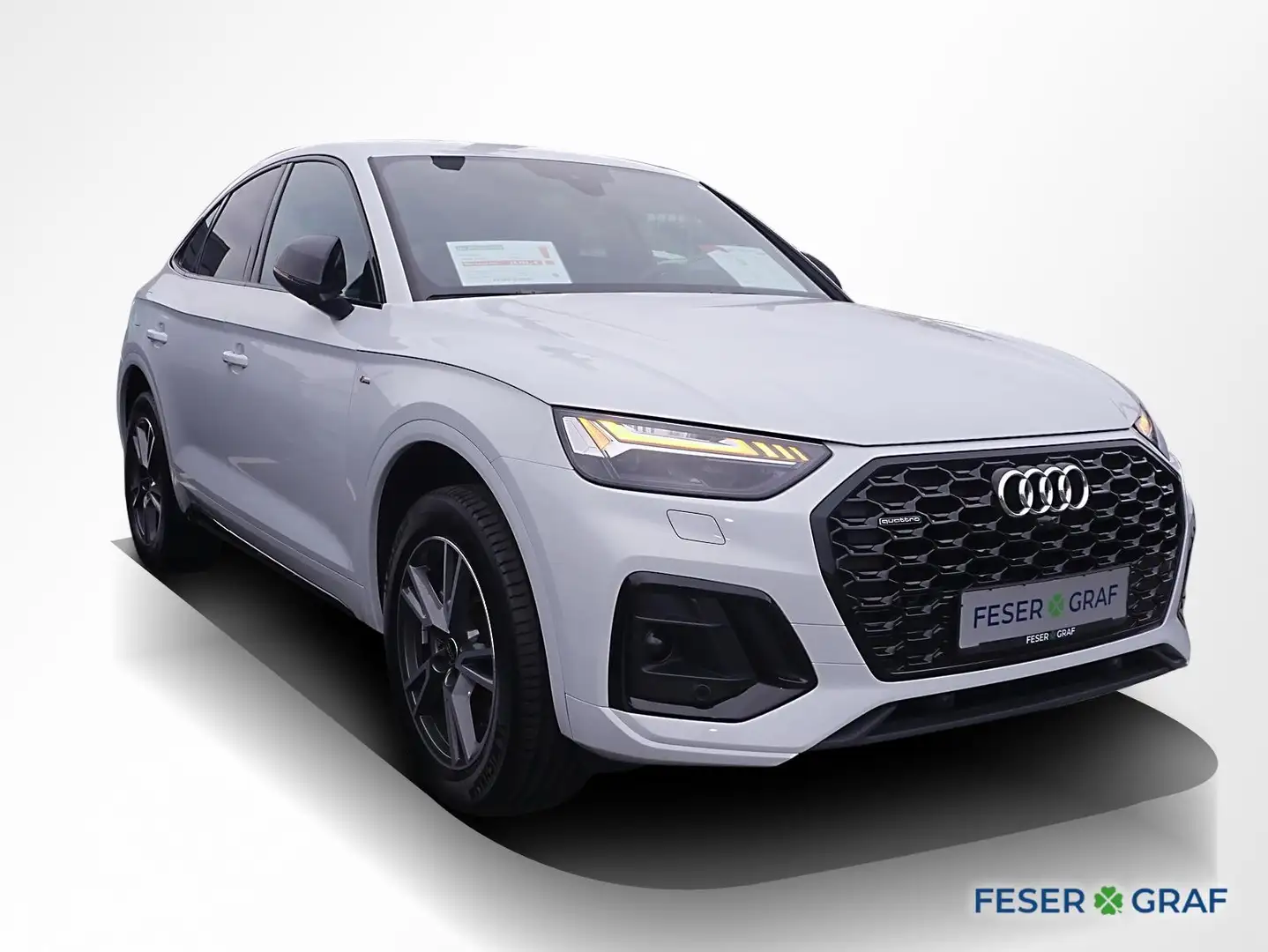 Audi Q5 Sportback 40 TDI qu. S line AHK Matrix RüKa Weiß - 2