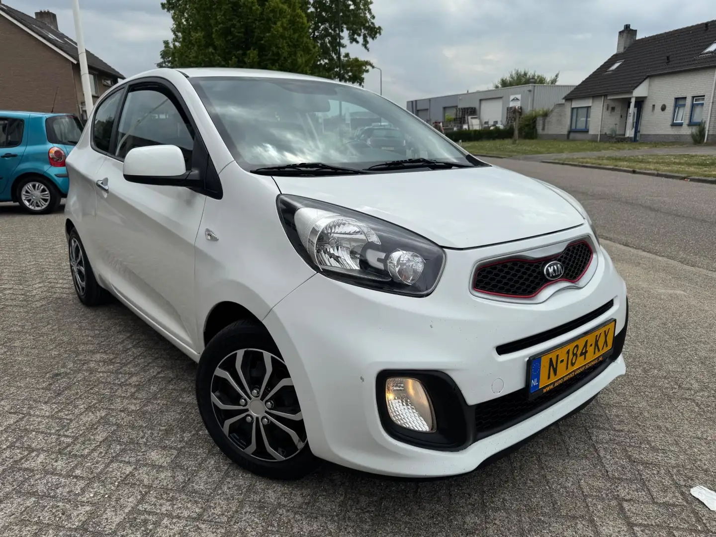 Kia Picanto 1.0 CVVT Airco, Weinig kilometers, Nieuwe APK Wit - 2