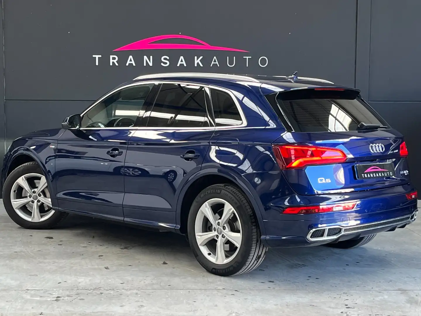 Audi Q5 S line Bleu - 2