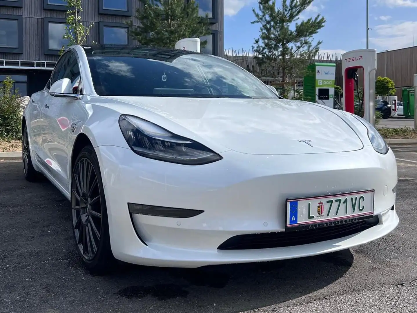 Tesla Model 3 Model 3 Long Range AWD 75kWh Weiß - 1
