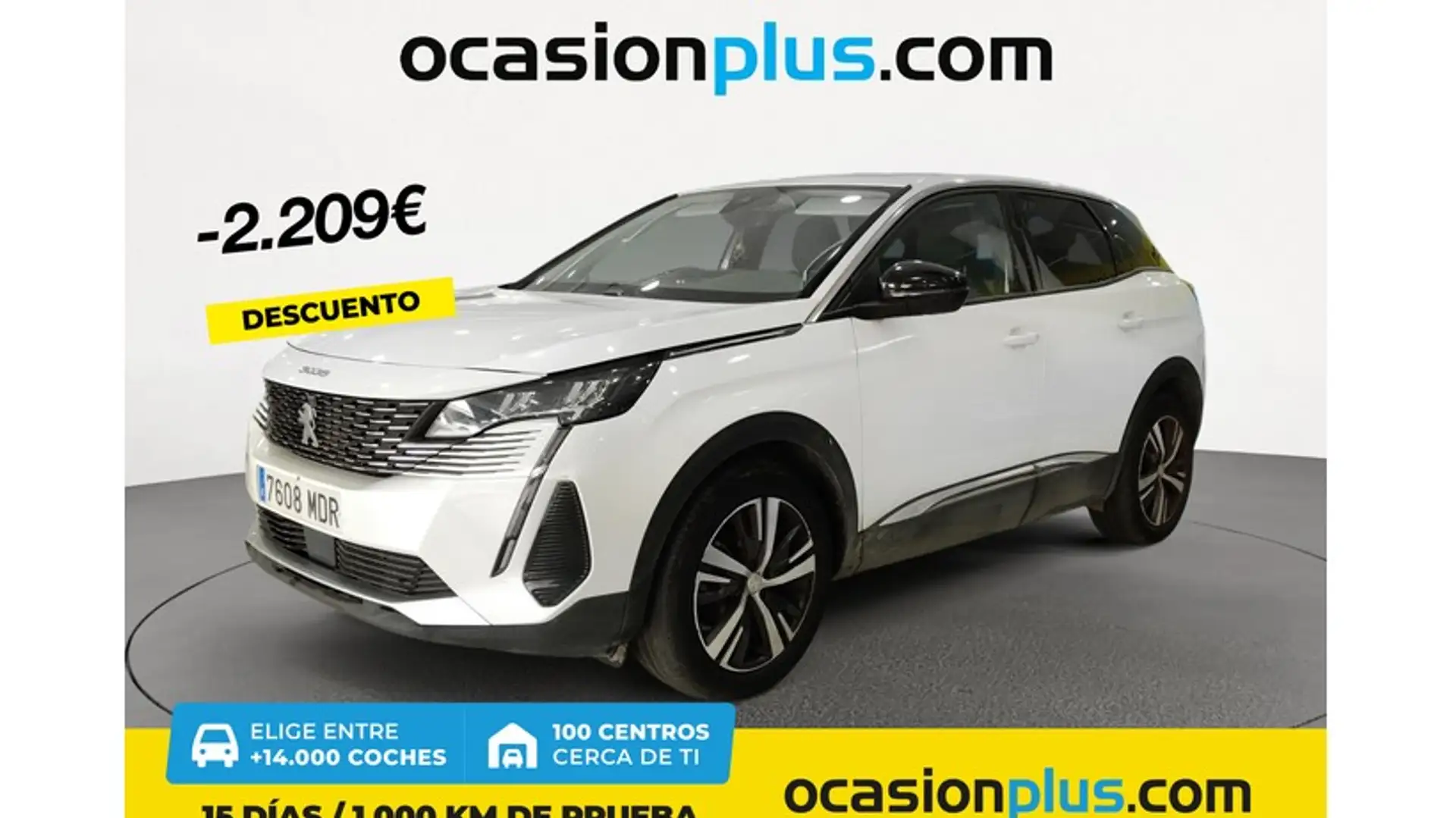 Peugeot 3008 1.6 BlueHDi Allure 120 Blanc - 1