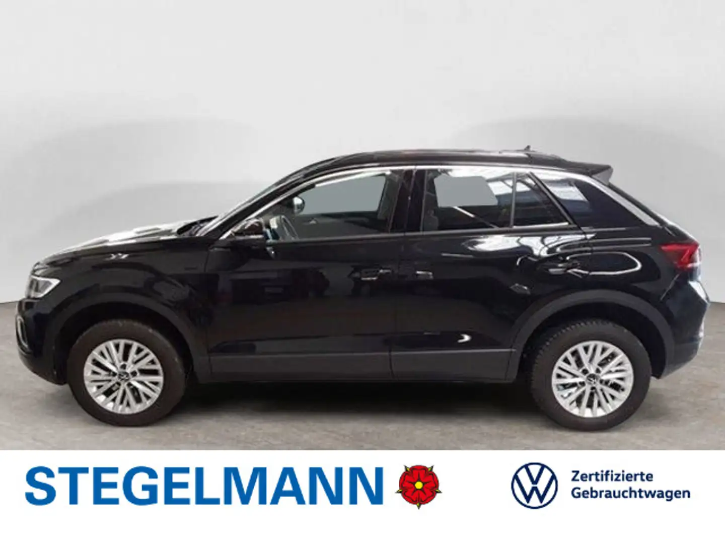 Volkswagen T-Roc 1.0 TSI Life *Standhzg*+3J. Garantie*Navi* Schwarz - 1