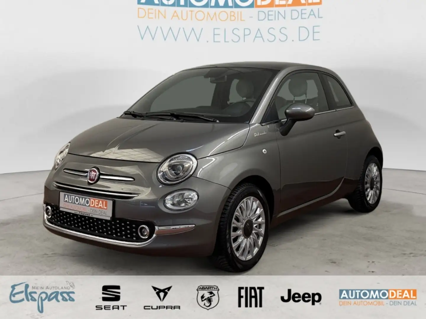 Fiat 500 Dolcevita Mild Hybrid ALLWETTER PANODACH TEMPOMAT Gris - 1