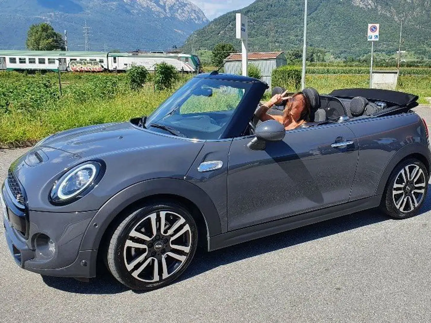 MINI Cooper S Cabrio Mini IV F57 2018 Cabrio 2.0 Pro auto Blu/Azzurro - 1