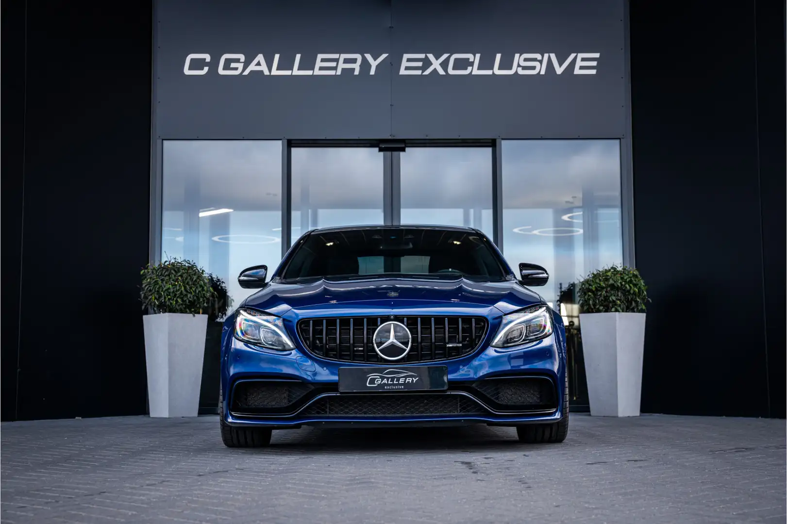 Mercedes-Benz C 63 AMG C63 S l Panorama l Memory l Burm. l IWC l HUD Синій - 2