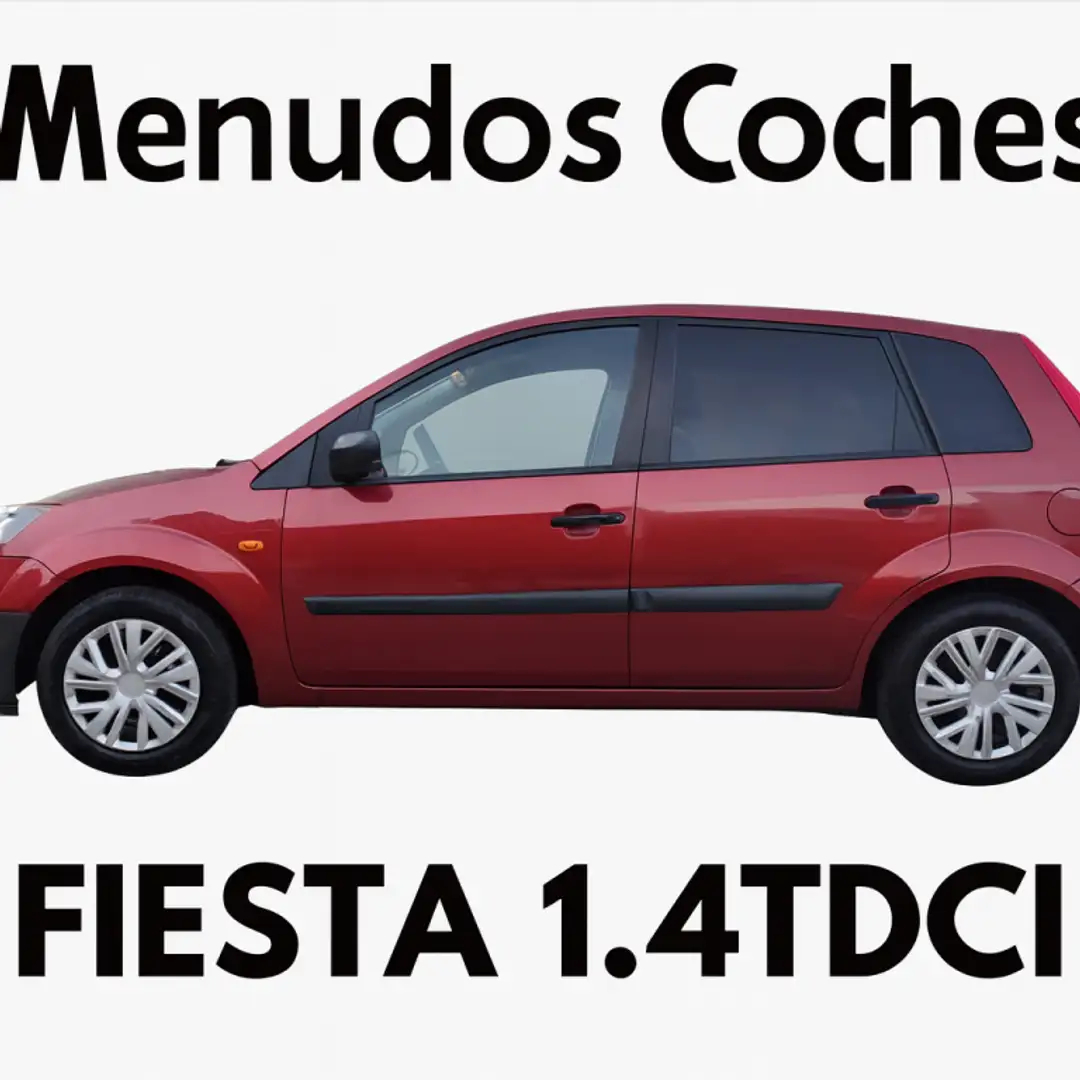 Ford Fiesta 1.4 TDCi Ambiente Burdeos - 2