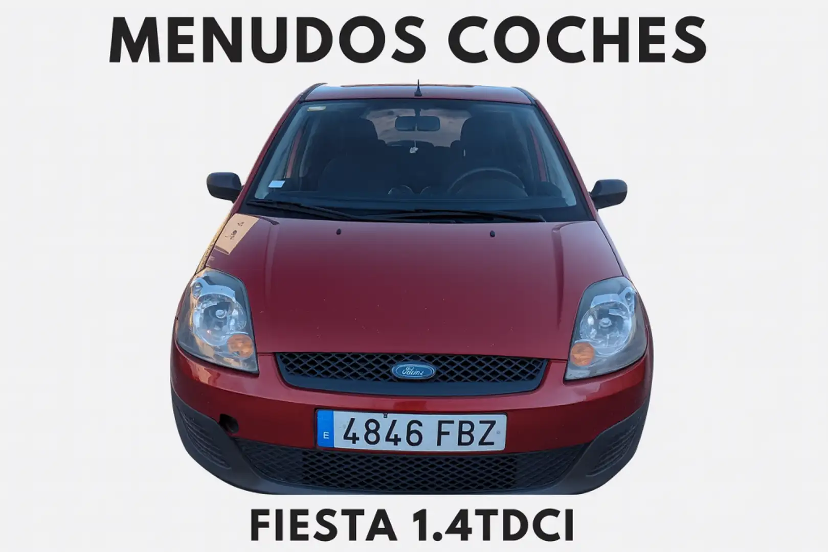 Ford Fiesta 1.4 TDCi Ambiente Burdeos - 1