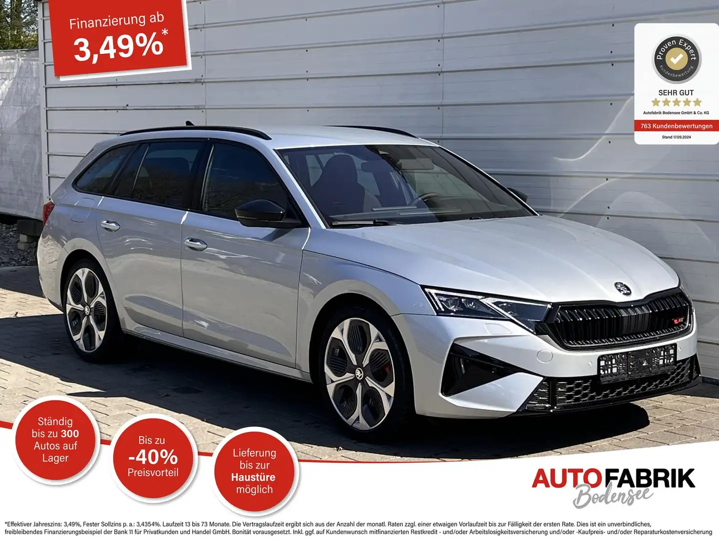 Skoda Octavia Combi RS 2.0 TSI *Matrix*ACC*Navi*Kamera Silber - 1