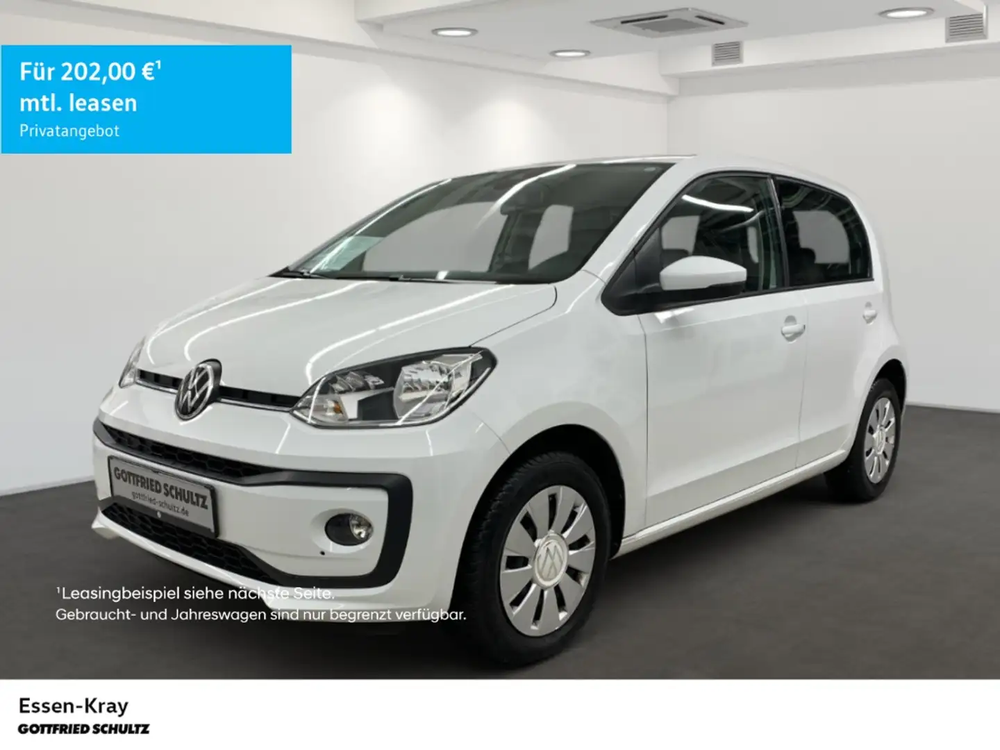 Volkswagen up! move 1.0 Klima Kamera Sitzheizung PDC Weiß - 1