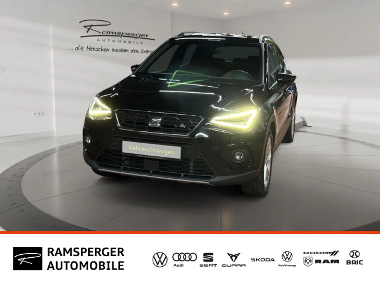 SEAT Arona FR 1.0 TSI LED/DAB/Kamera/uvm. Noir - 1