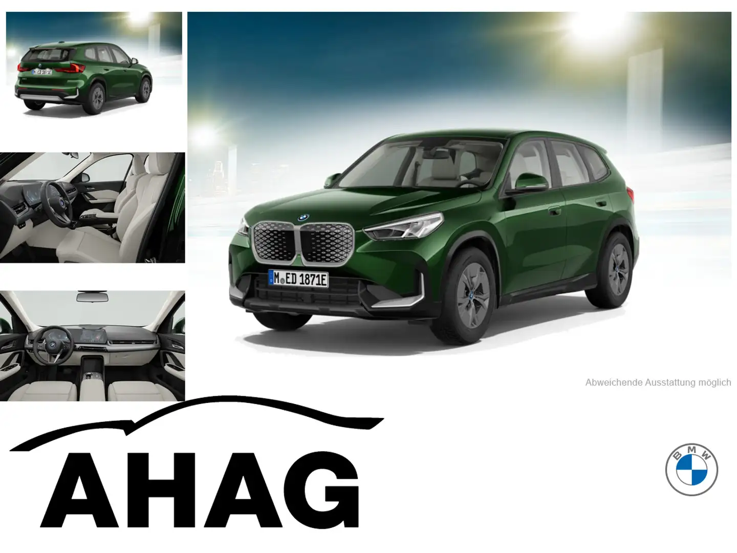 BMW iX1 xDrive30 Adap.Fahrwerk Sportsitze Driv. Ass. Grün - 1