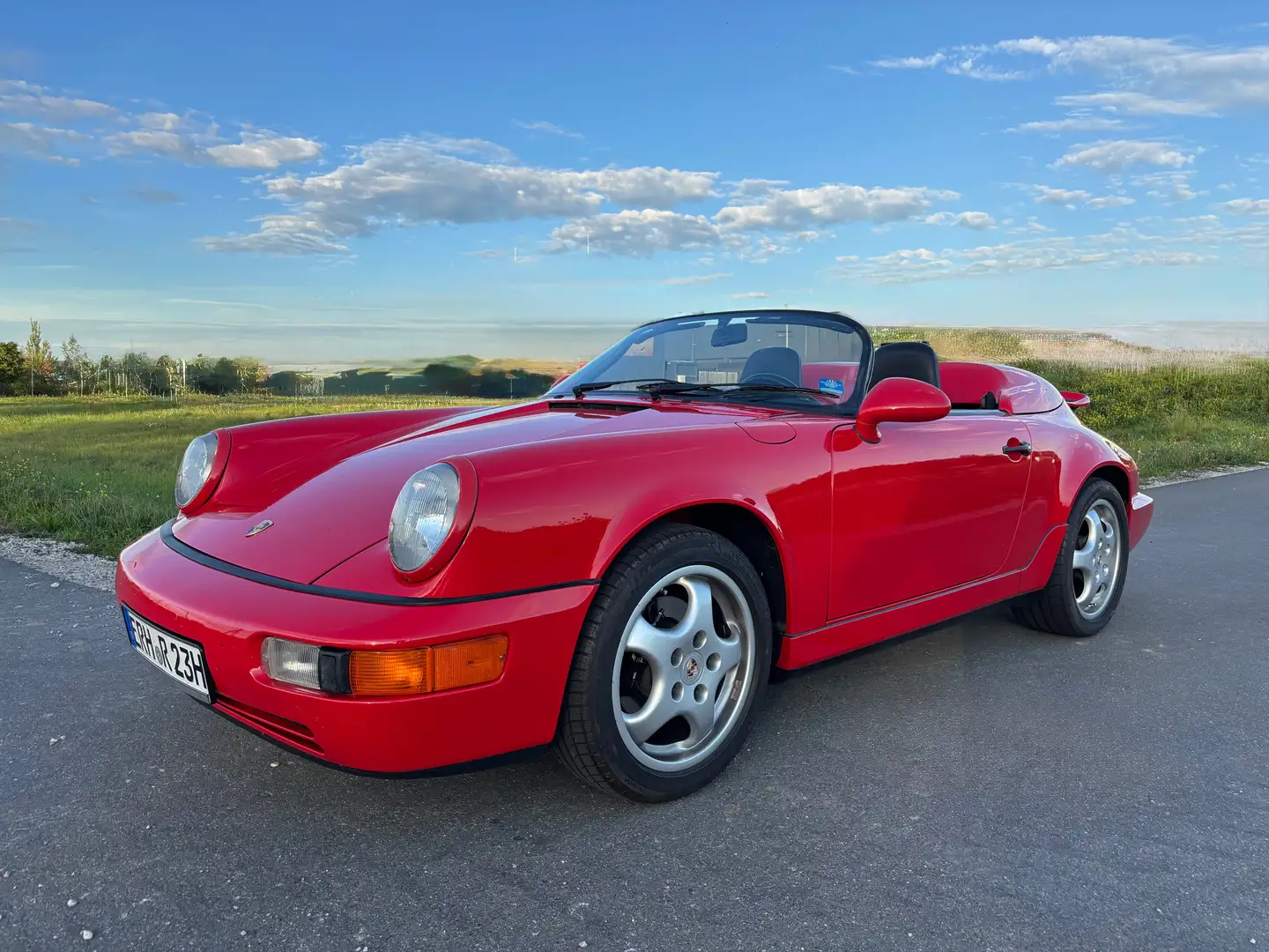 Porsche 964 911 Carrera 2 Cabriolet Speedster RS Ausstattung Rouge - 2