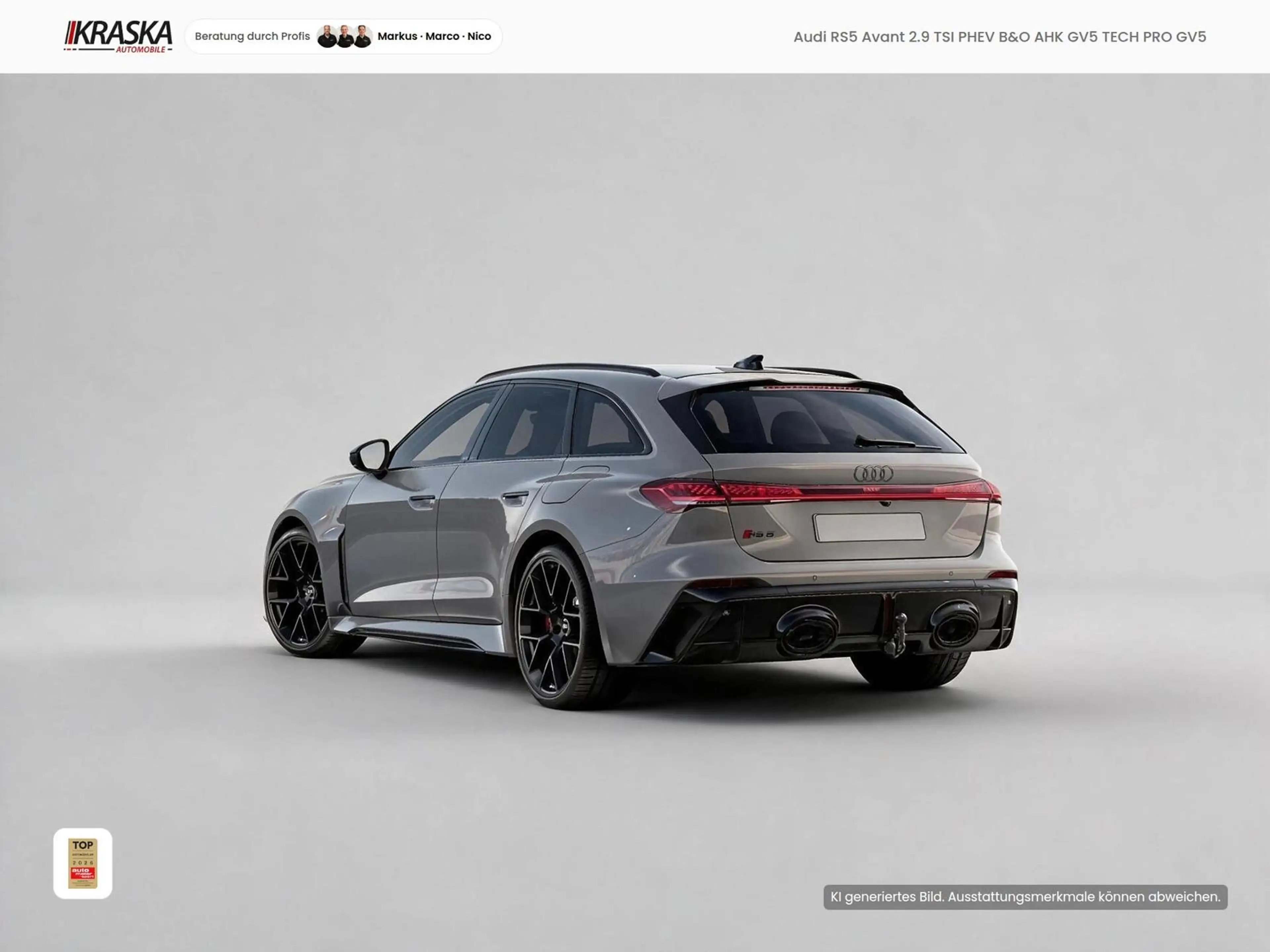 Audi RS5 Avant 2.9 TSI PHEV B&O AHK GV5 TECH PRO GV5 — photo 5
