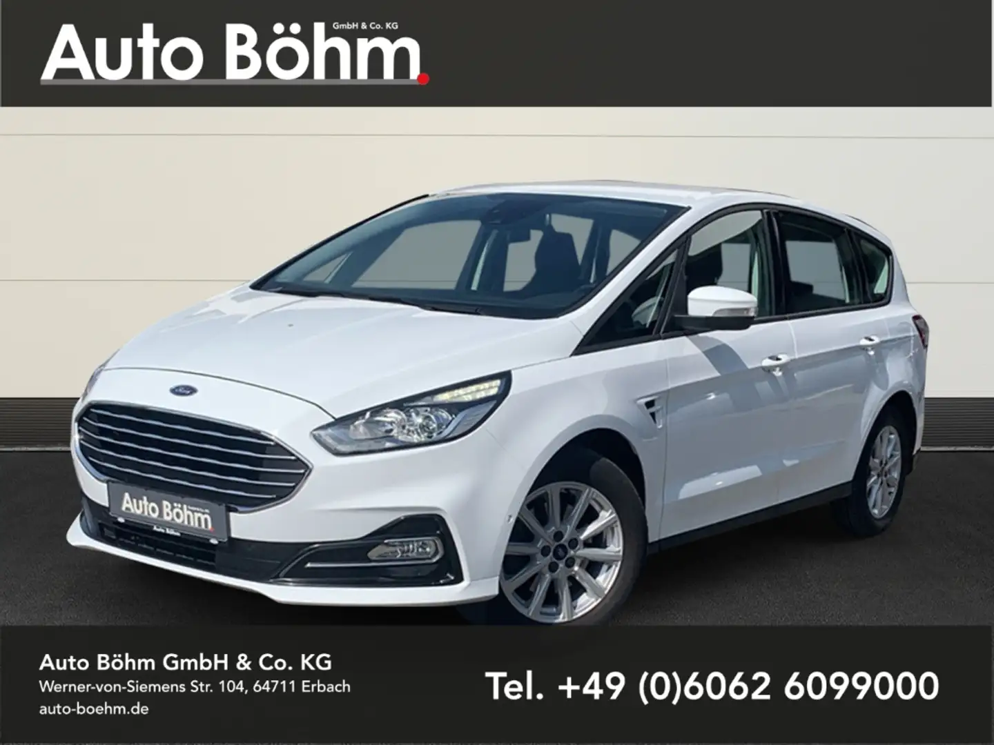 Ford S-Max Trend 2.0l Navi+Parklenk+Temp+LED+Klima+PDC Weiß - 1