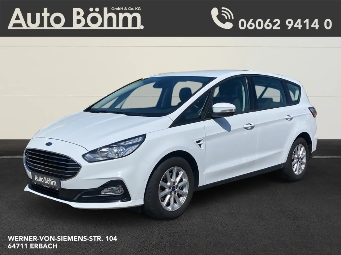 Ford S-Max Trend 2.0l Navi+Parklenk+Temp+LED+Klma+PDC Fehér - 1