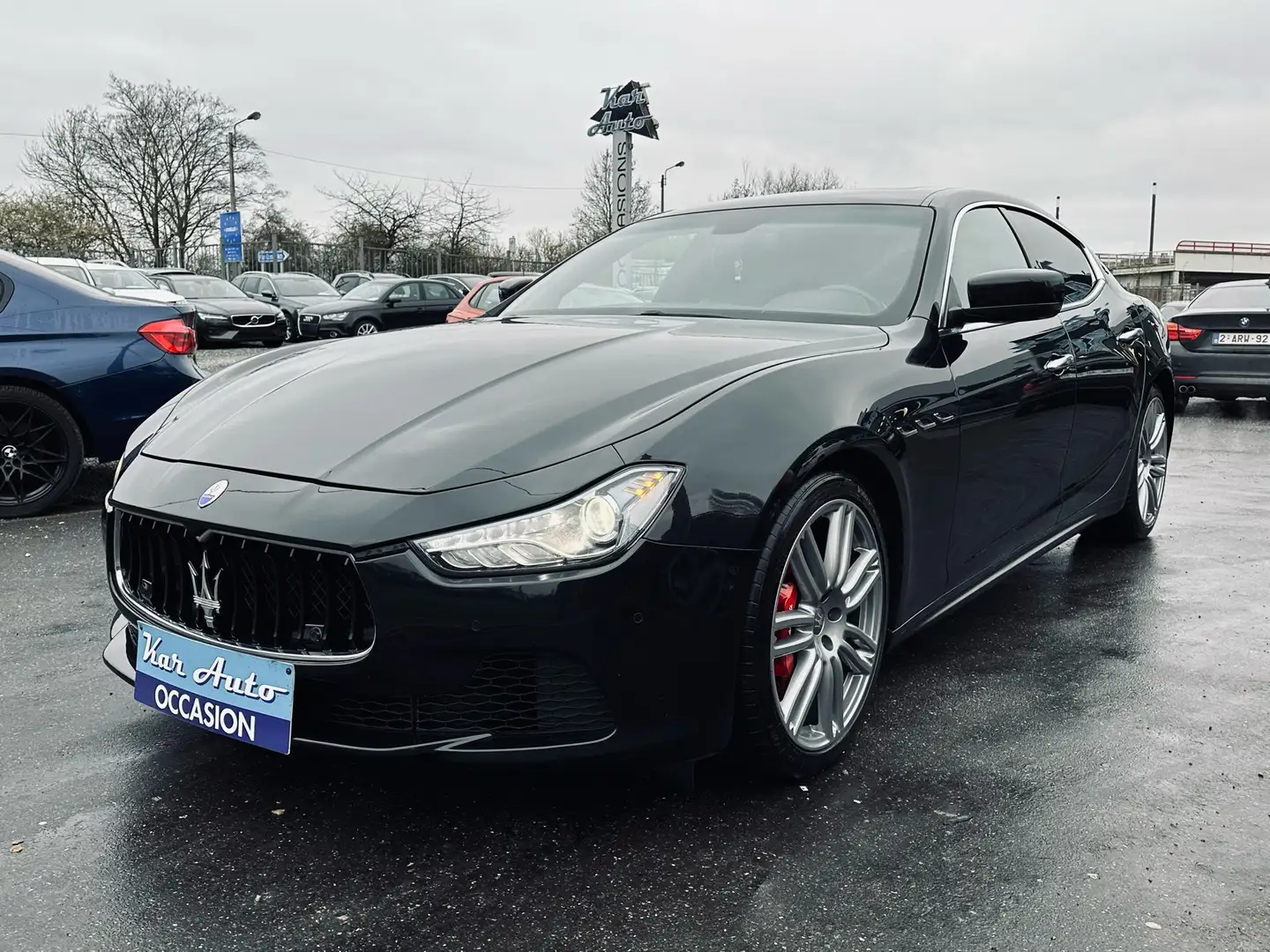 Maserati Ghibli 3.0 D*GPS*CUIR*CLIM*JANTES*TOIT OUVRANT* Noir - 2