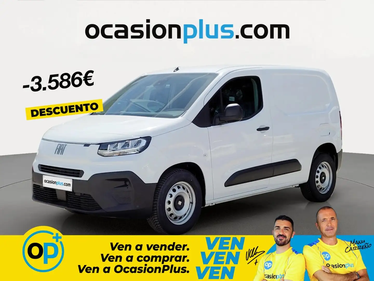 Fiat Dobló Furgón 1.5BlueHDI L1 H1 Standard 650kg 75K Blanco - 1