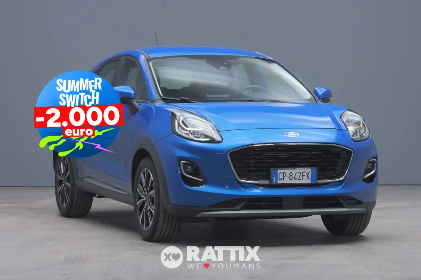 Ford Puma 1.0 Ecoboost Hybrid 125CV Titanium Blu/Azzurro - 1