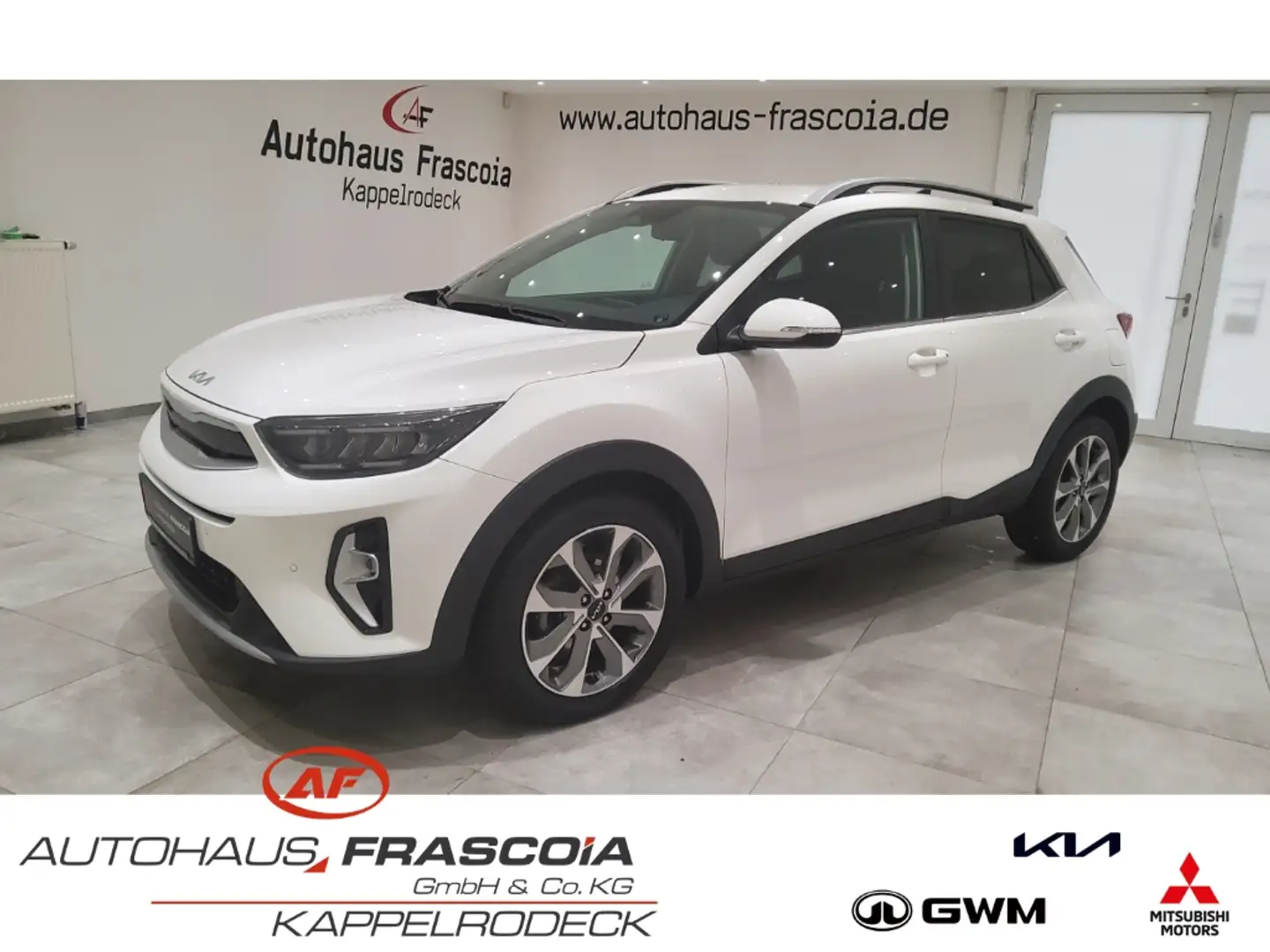 Kia Stonic Spirit 1.0 T-GDI Navi LED PDC Rückfahrkam Klimaaut Білий - 1