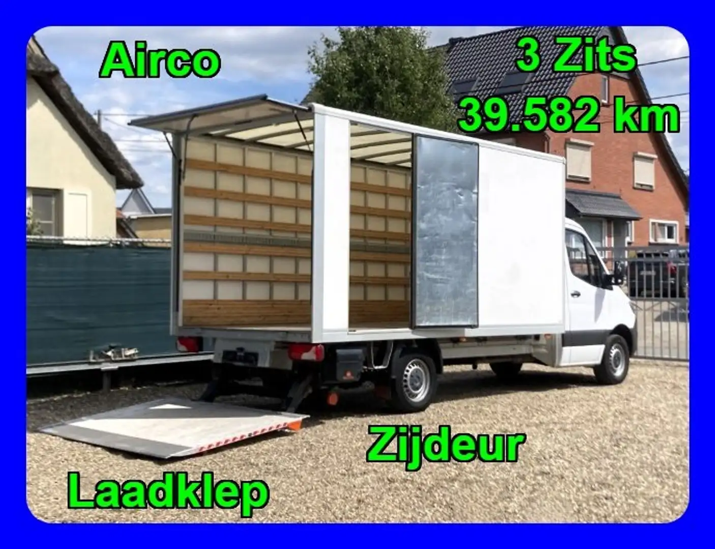 Mercedes-Benz Sprinter 315 35.750€ +BTW / Laadklep + Zijdeur /  3 Zits Wit - 1