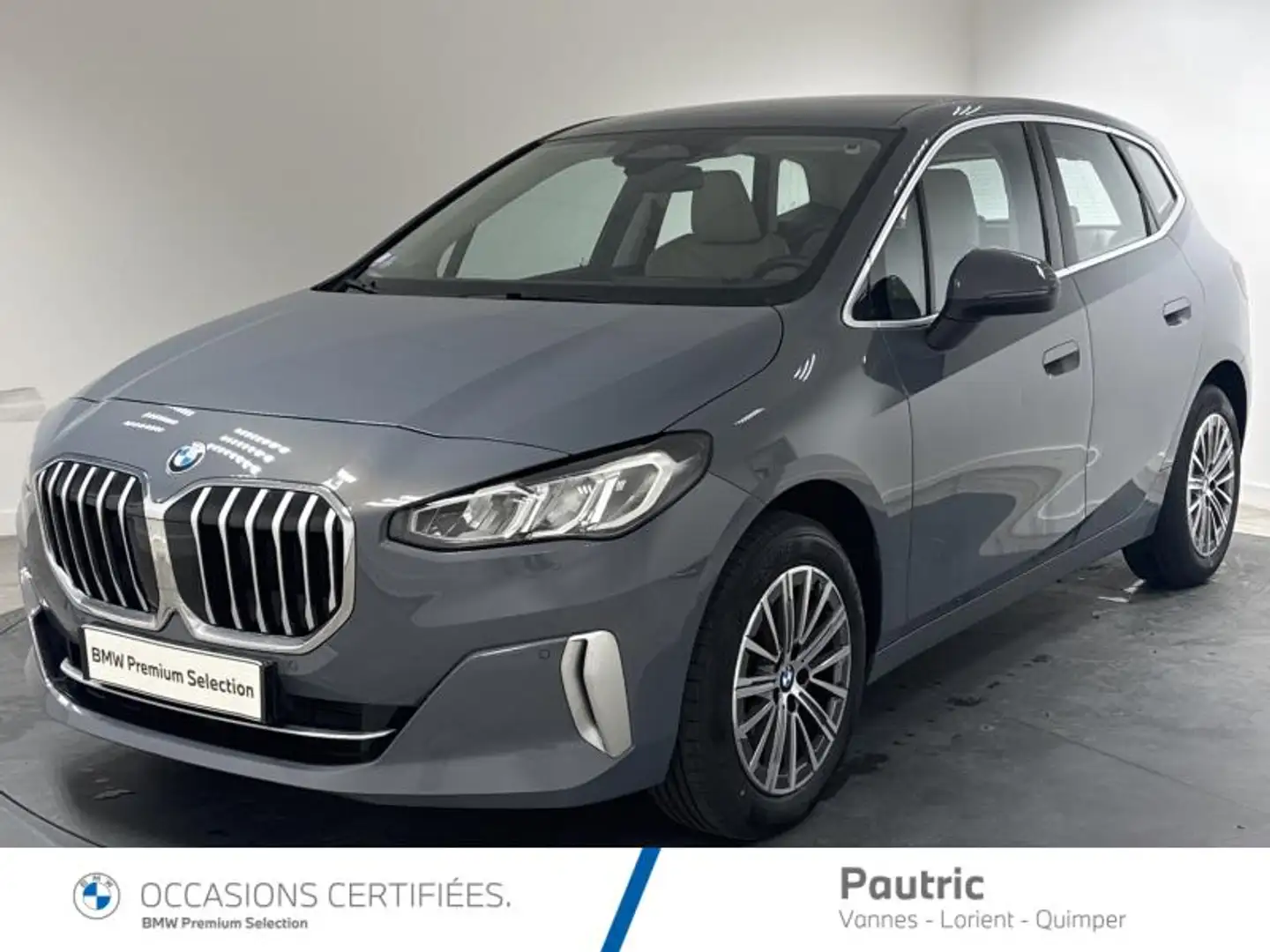 BMW 218 218i 136ch Luxury DKG7 Gris - 1
