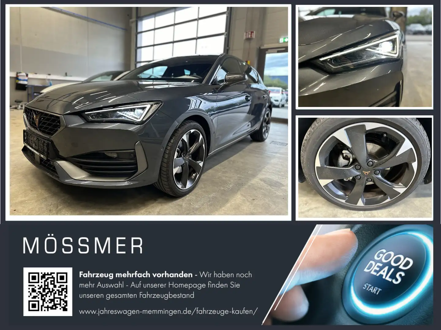 CUPRA Leon 1,5eTSI DSG Matrix ACC Navi Assist L Gris - 1