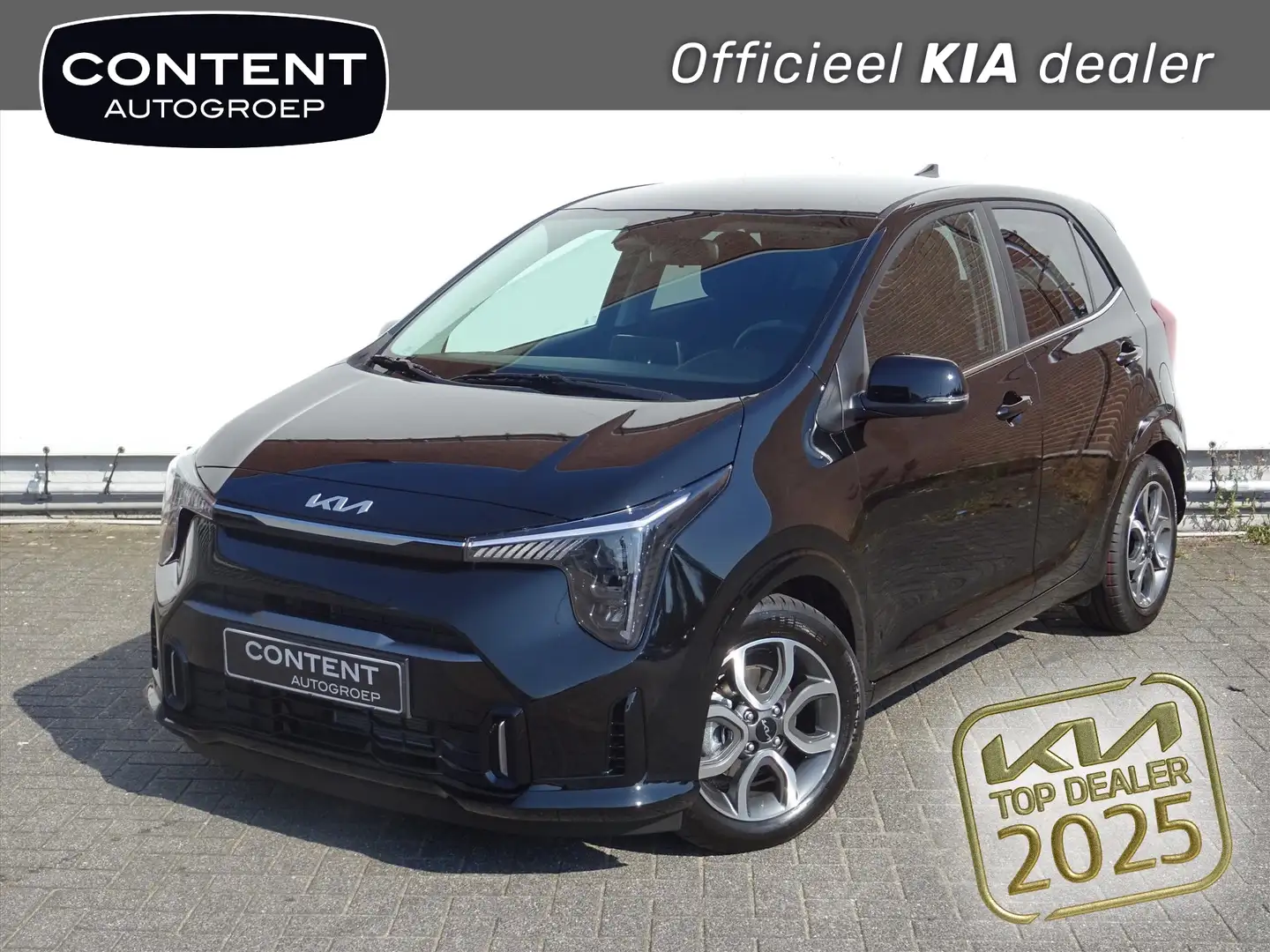 Kia Picanto 1.0 GDI 4-zits ExecutiveLine | NIEUW TE BESTELLEN Zwart - 1