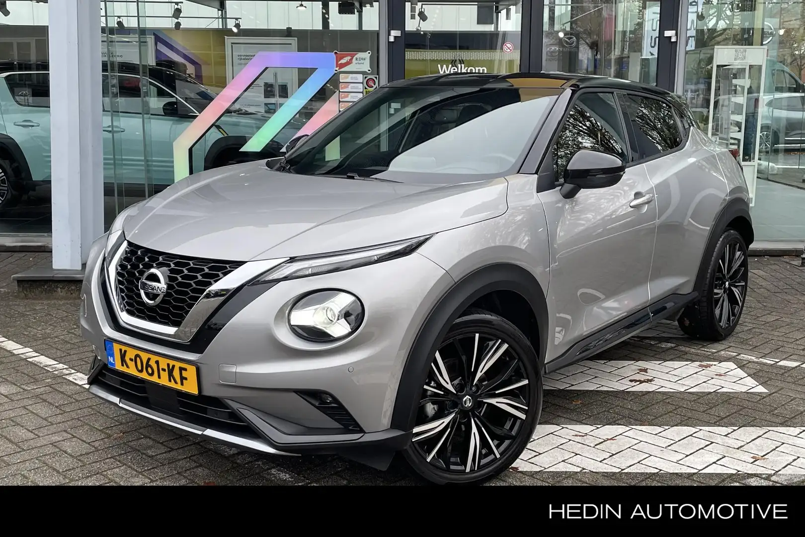 Nissan Juke 1.0 DIG-T N-Design | AUTOMAAT | 1ste EIGENAAR / NL Gris - 1